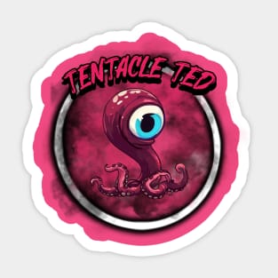 Tentacle Ted Sticker